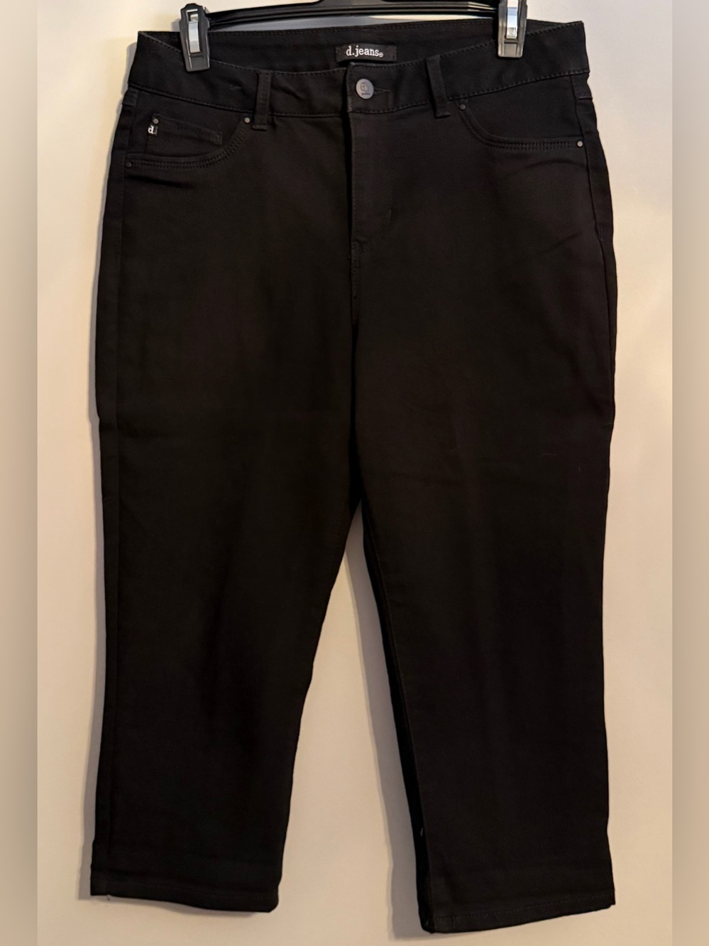 d. jeans Black Denim Button-Front Jeans
